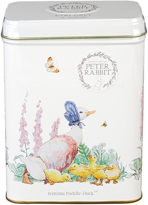 New English Teas Peter Rabbit Tea Tin with 40 Earl Grey Teabags, Jemima Puddle-Duck, Beatrix Pott... | Amazon (US)