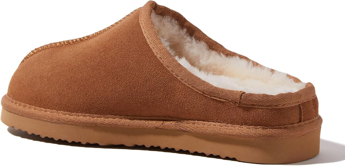 Fireside by Dearfoams Women's Greta Shearling Indoor/Outdoor Clog Slipper | Amazon (US)