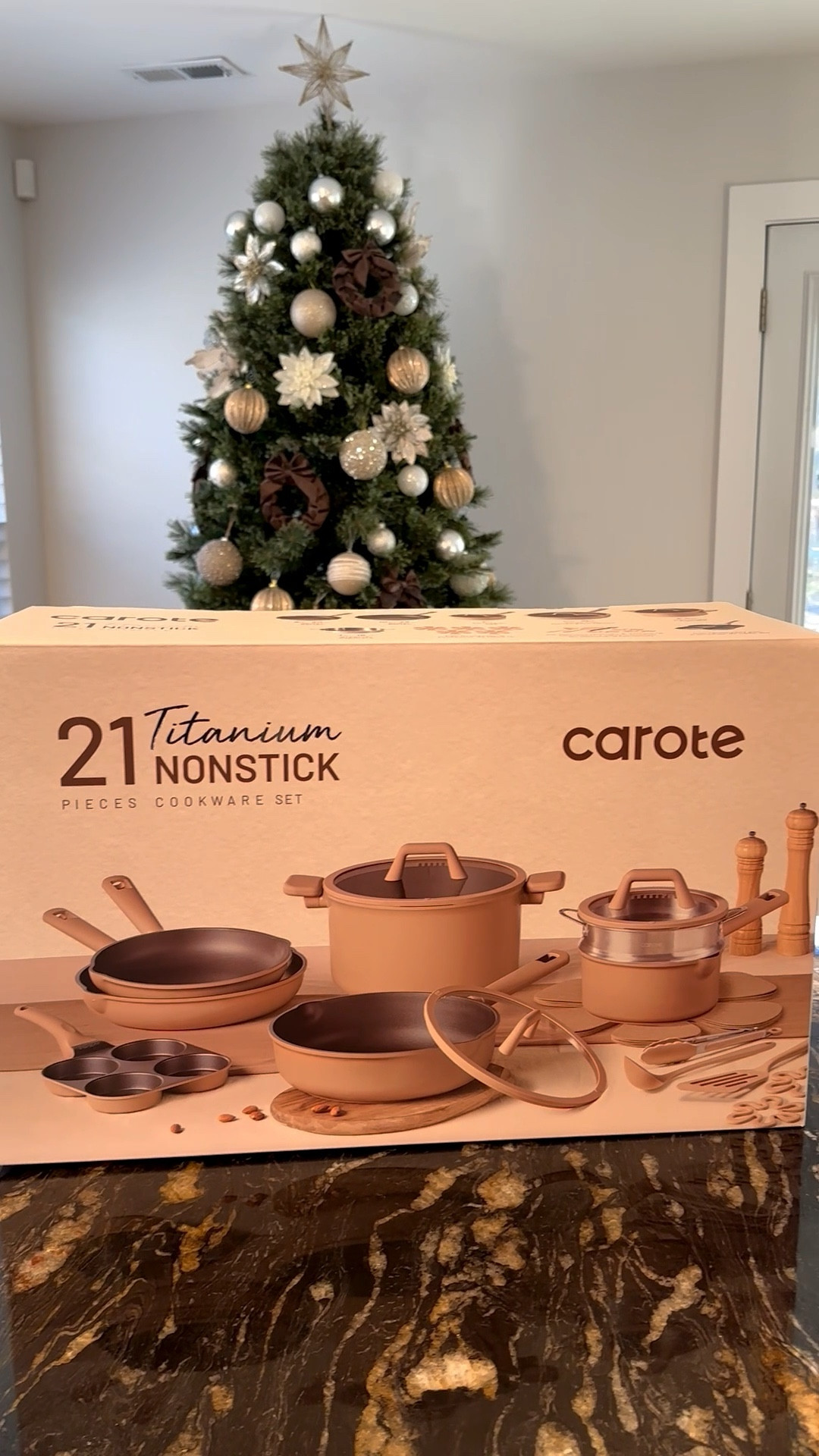 Carote 21 piece titanium nonstick pots and pan set from Target. Not a Black Friday sale unfortunately but we found these in store today and figured we’d give them a try! 

Cookware, cookware set, pot and pan set, cooking set, nonstick cookware, nonstick pots and pans  

#LTKHoliday #LTKfoodie #LTKHome