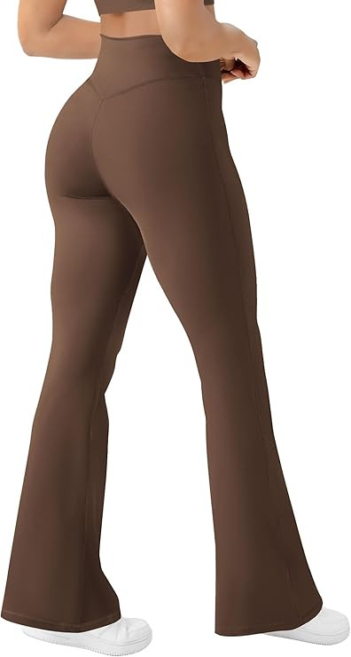 Women's Yoga Pants Bootcut Flare Leggings Flared Bell Bottom Leggings High-Waisted Workout Pants ... | Amazon (US)
