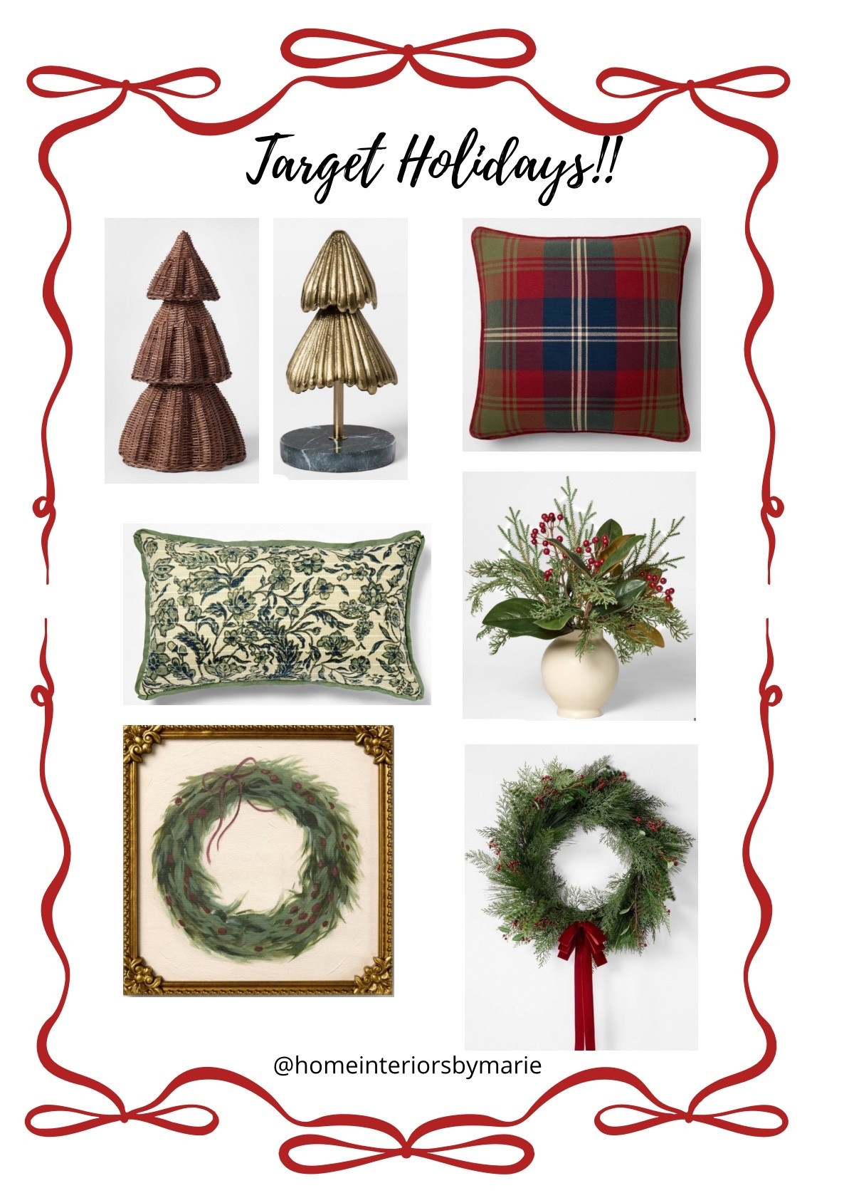 Target Holiday Musts ❤️❤️

#LTKSeasonal #LTKHoliday #LTKHome