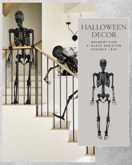 HALLOWEEN \ my favorite $34 black 5’ posable skeletons from Walmart!

Home
Decor
Fall

#LTKfindsunder50 #LTKHalloween #LTKhome