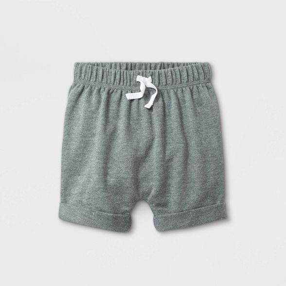 Baby Knit Pull-On Shorts - Cat & Jack™ Gray | Target