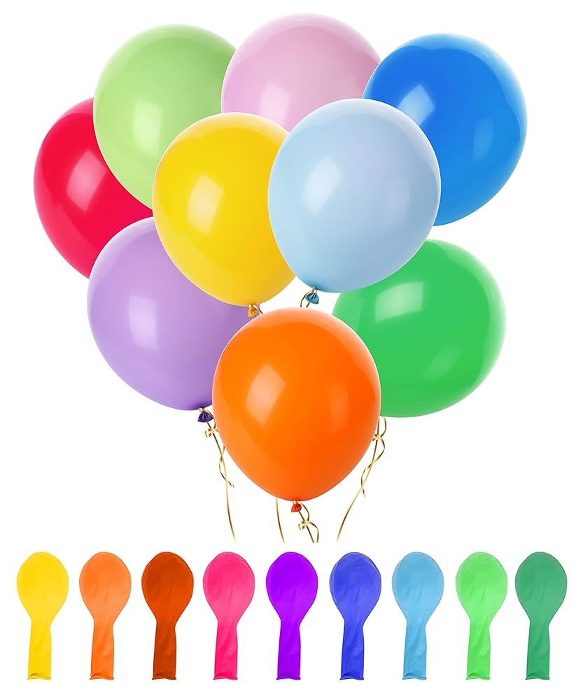 Mr. Pen- Balloons, 12 Inch, 54 Pack, Vibrant Colors, Party Balloons | Amazon (US)