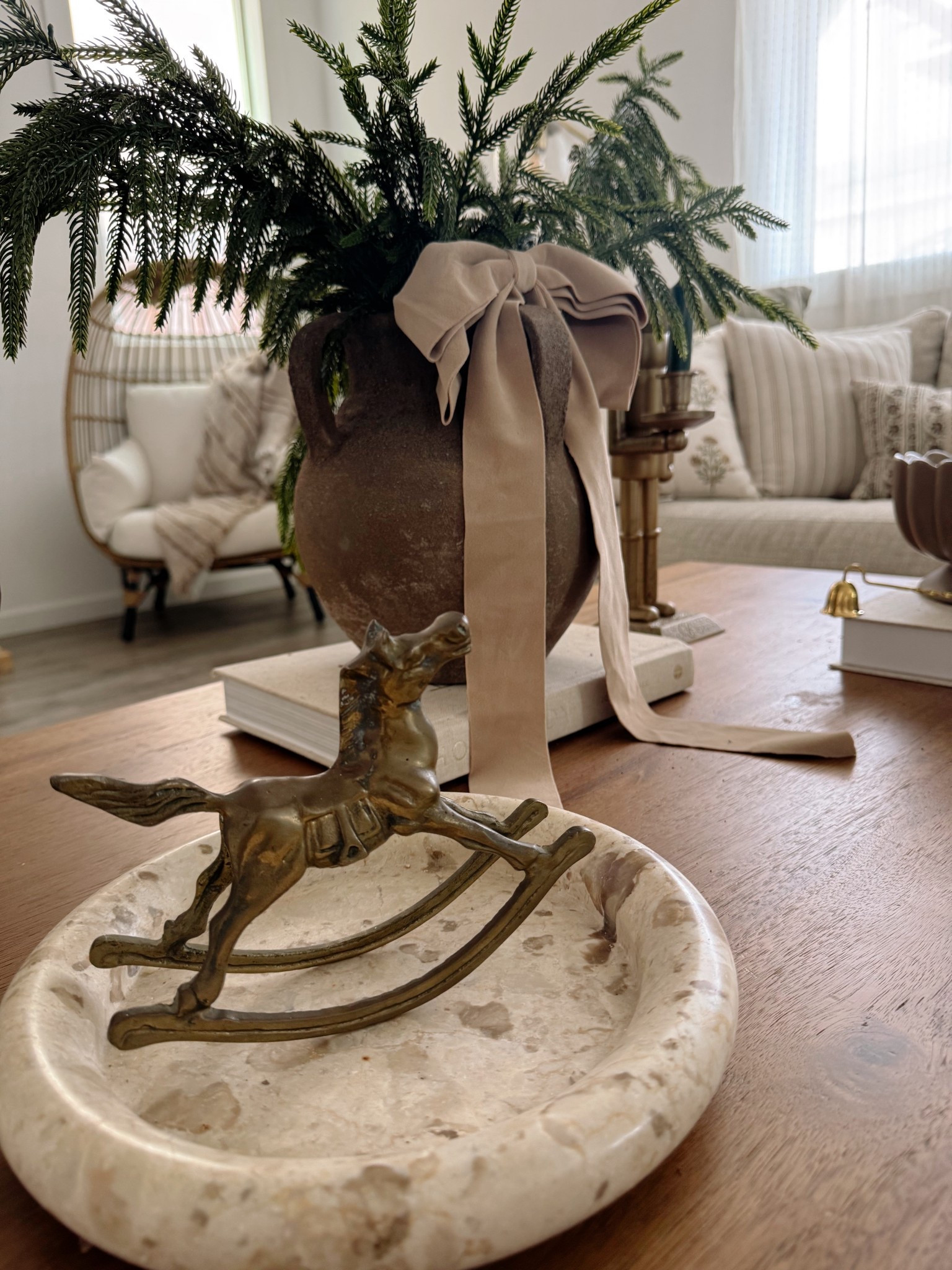 The cutest rocking horse 

#LTKHoliday #LTKSeasonal #LTKHome