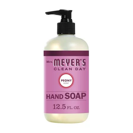 Mrs. Meyer's Clean Day Liquid Hand Soap, Peony Scent, 12.5 fl oz | Walmart (US)