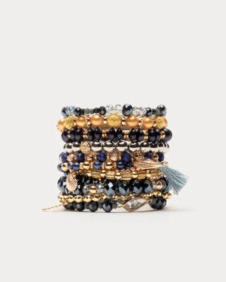 Mykonos Beaded Stacked Bracelet | Frances Valentine