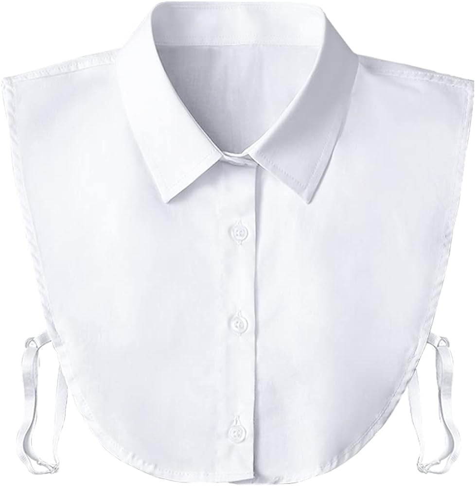 Fake Collar Detachable Dickey Collar Blouse Half Shirts Peter Pan Faux False Collar for Women & G... | Amazon (US)