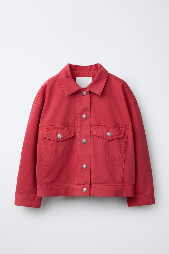 PLAIN TWILL JACKET | Zara US
