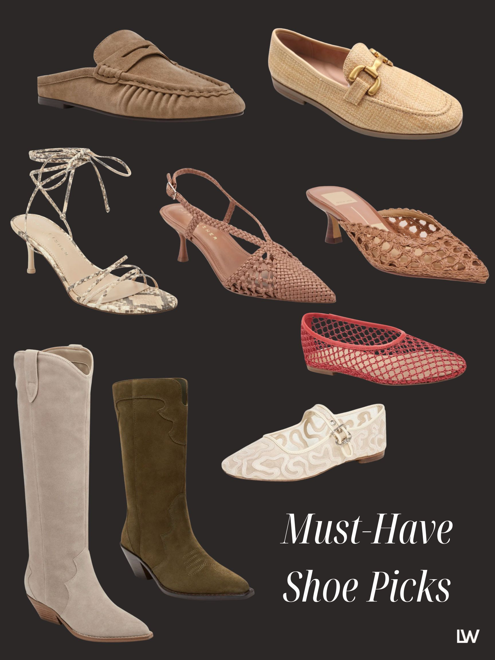 Elevated shoe styles I have been loving recently!!  

 