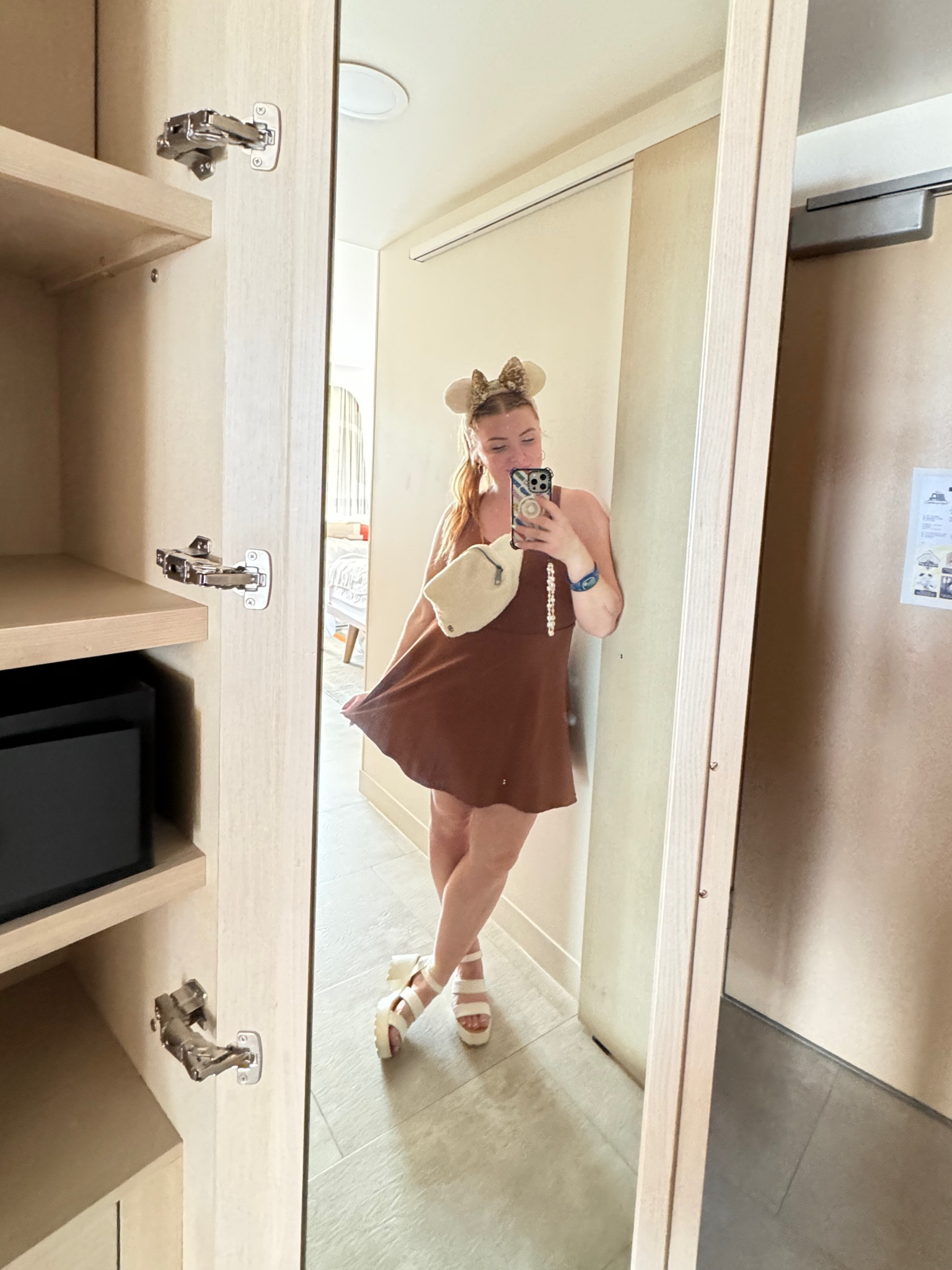 Disney ootd | active summer dress it’s HOT here in Florida! Wearing this neutral look to animal kingdom today 🐯🐘🐊

#LTKTravel #LTKBeauty