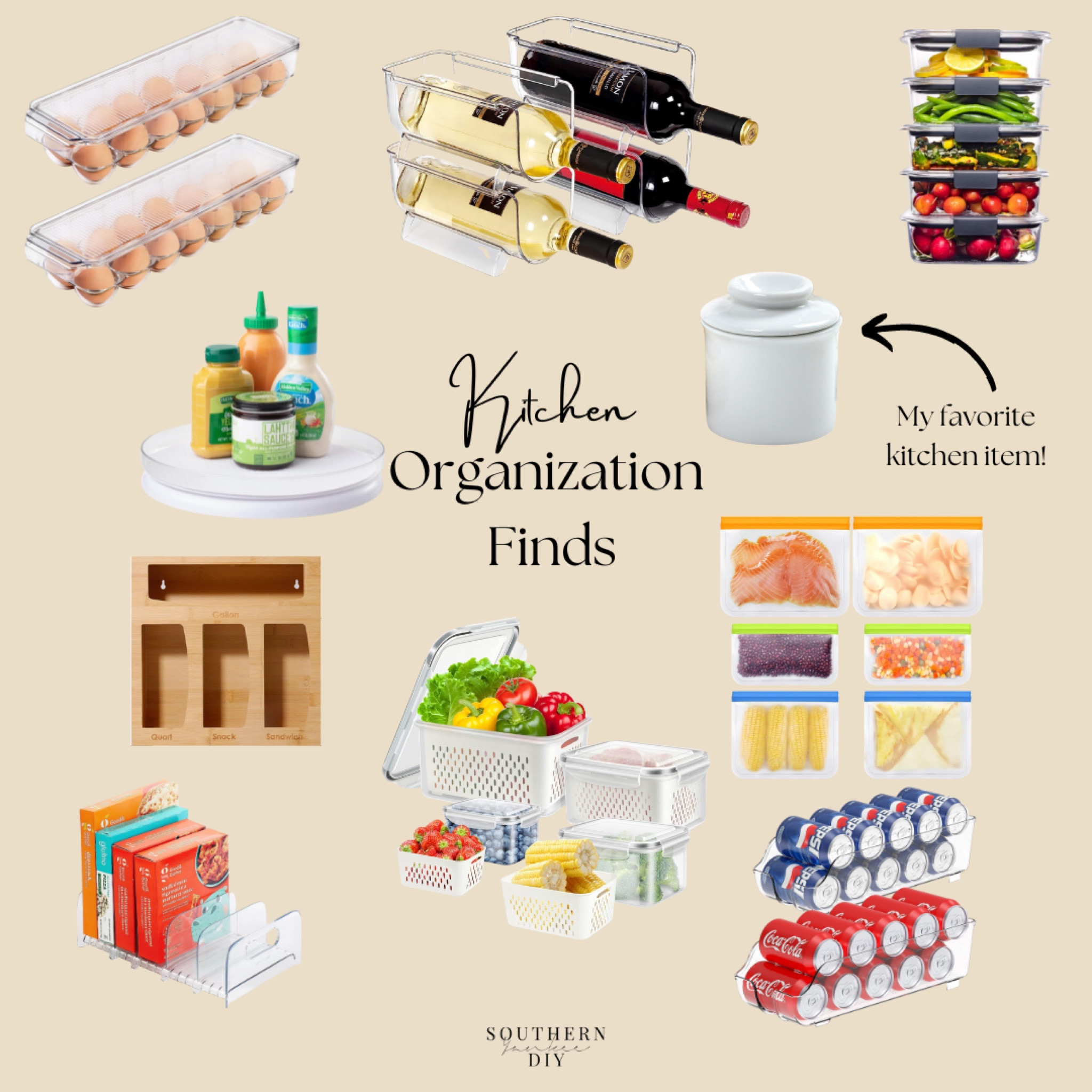 Kitchen organizers & storage 
Kitchen storage, food storage, kitchen decor, reusable bags, snack storage, bins, butter bell 

#LTKfindsunder50 #LTKstyletip #LTKhome