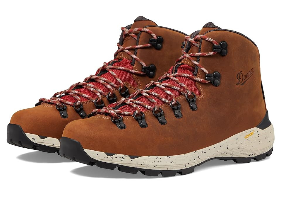 Danner Mountain 600 Evo 4 GTX Women's Shoes Mocha Brown/Moto Red : 6 B - Medium, Leather | Zappos