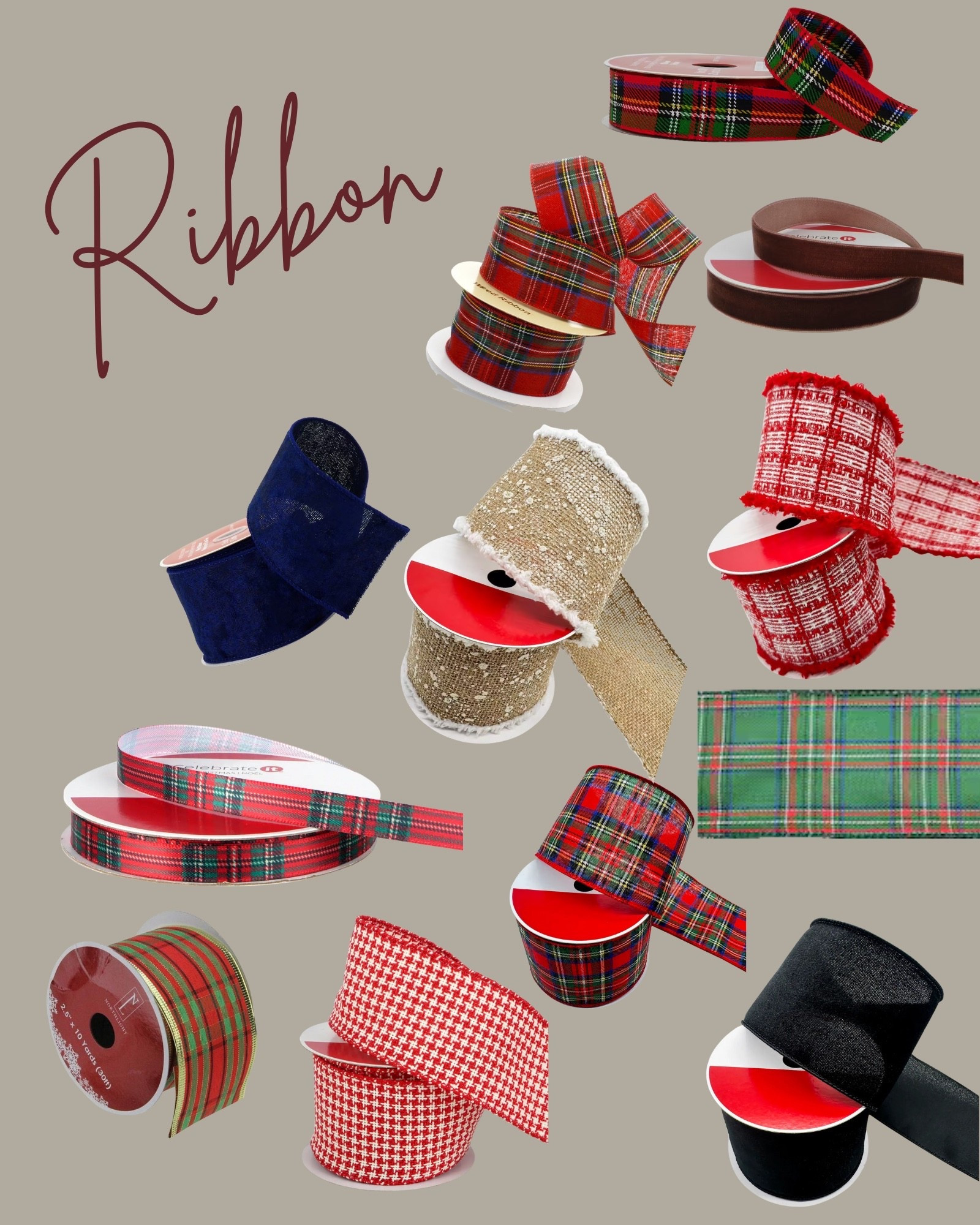 The best ribbon selections if you are looking to achieve that classic, Ralph Lauren Christmas look! 🎄💚❤️

#LTKHoliday
