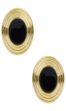 Heaven Mayhem Rowan Earrings in Gold & Black from Revolve.com | Revolve Clothing (Global)