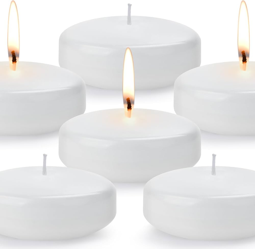 3 inch Floating Candles, 36PACK White/Gold/Red Floating Candle, Long Burning and Smokeless Candle... | Amazon (US)