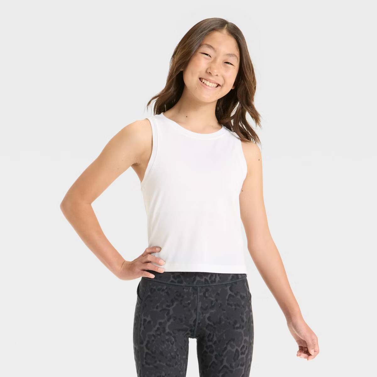 Girls' Muscle Tank Top - All In Motion™ | Target