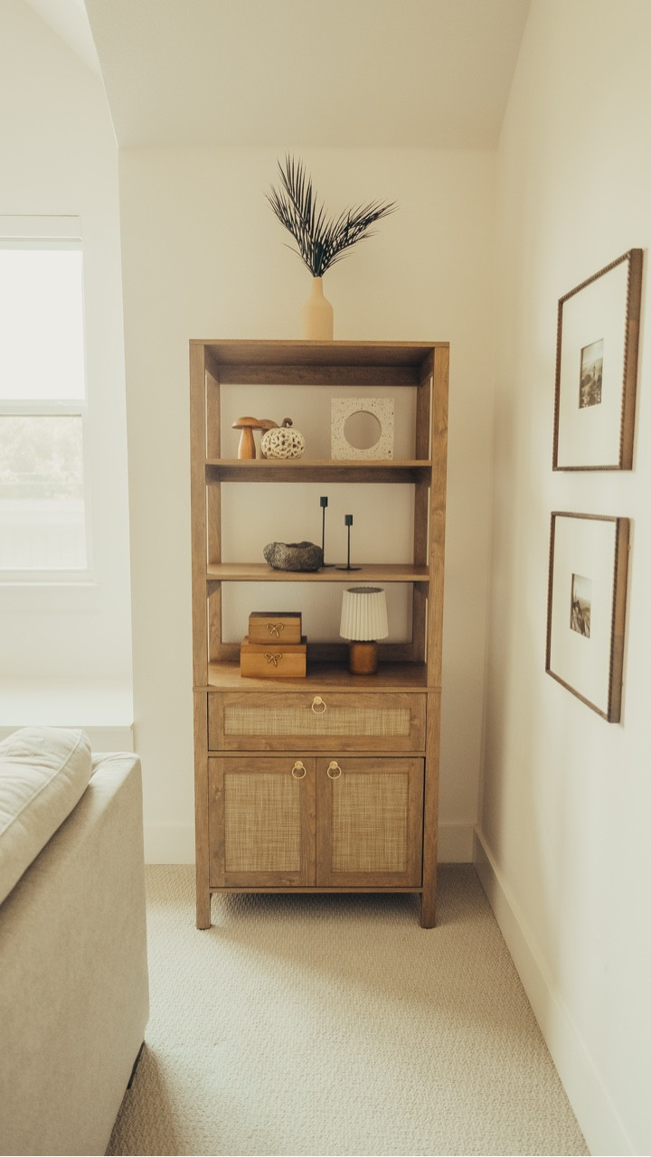 Styling a shelf might not seem like much, but it’s my way of slowing down and making space that feels calm. And in a world that’s always loud and busy, I’ll take every quiet moment I can create. 🌿 How do you find your peace at home? 

#LTKFamily #LTKSaleAlert #LTKHome