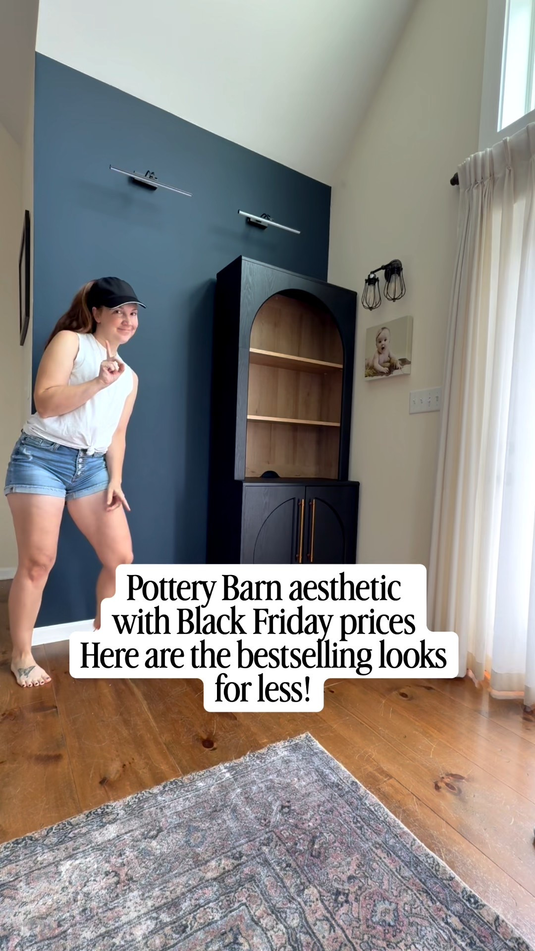 Black Friday deals to take advantage of this year! My console table is under $350 (linked) at Amazon, but Wayfair has it priced at almost $500🤯. Definitely buy from Amazon for Black Friday prices for this piece! Shop by clicking the thumbnails! Arched cabinets, cabinets, Black Friday, sale, furniture sale, modern farmhouse furniture, bookshelves, bookcases, office bookshelves, nightstands, affordable nightstands, pottery barn dupes, looksfor less, soft rug, vintage rug, living room rug, area rug, bathroom, bathroom mirror, mirror, vintage mirror, velvet curtains, bedroom curtains, basket, designer inspired, black console table, entryway table, console table, entryway, coffee table, rustic coffee tablee

#LTKHome #LTKSaleAlert #LTKCyberWeek