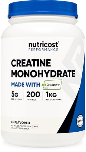 Nutricost Creapure® Creatine Monohydrate Powder 1KG | Amazon (US)