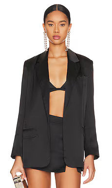Steve Madden Smooth Talk Blazer in Black from Revolve.com | Revolve Clothing (Global)