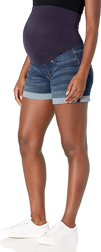 Signature by Levi Strauss & Co. Gold Label Women's Maternity Mid-Rise Shortie Shorts | Amazon (US)