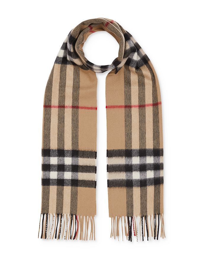 Classic Check Cashmere Scarf | Bloomingdale's (US)