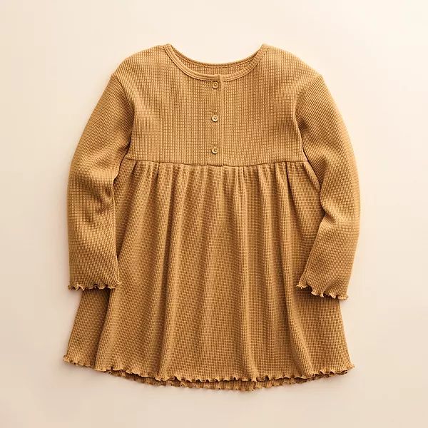 Baby & Toddler Girl Little Co. by Lauren Conrad Long-Sleeve Henley Dress | Kohl's