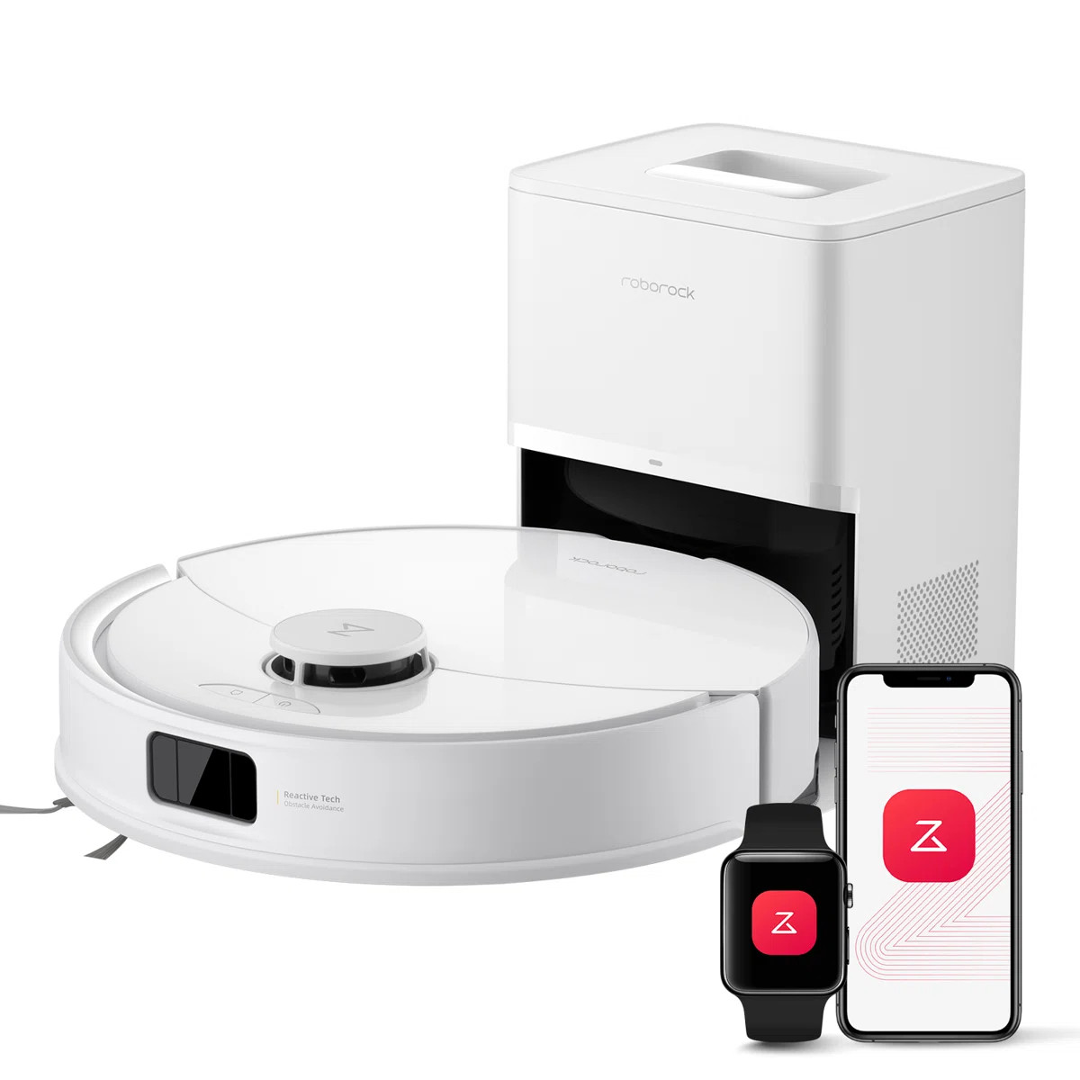 Roborock Q10 X5+ Robot Vacuum and Mop,  Self-Emptying,  10,000Pa Suction, Obstacle Avoidance robo... | Wayfair North America
