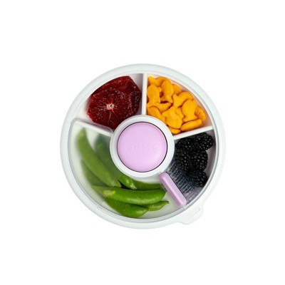 GoBe Kids' Small Snack Spinner Slide Baby and Toddler Food Storage Container - Taro Purple - 11oz | Target
