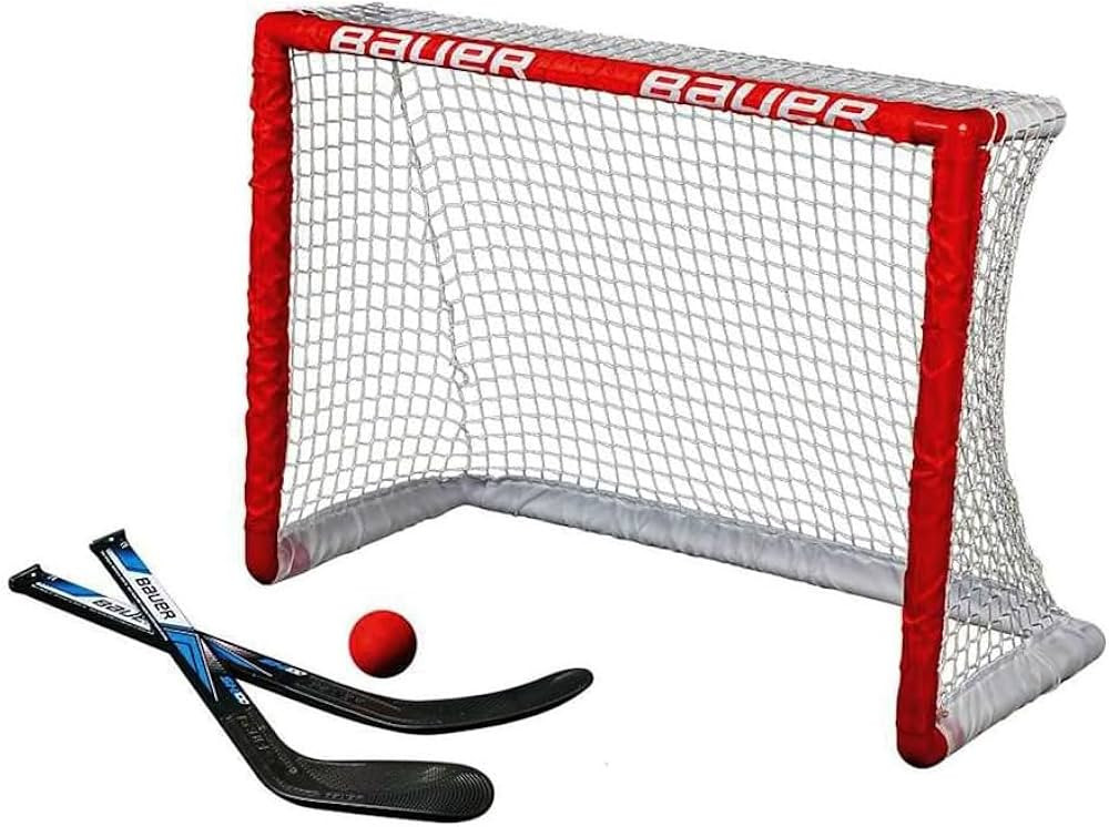Bauer Mini Knee Hockey PVC Goal Set, Red | Amazon (US)