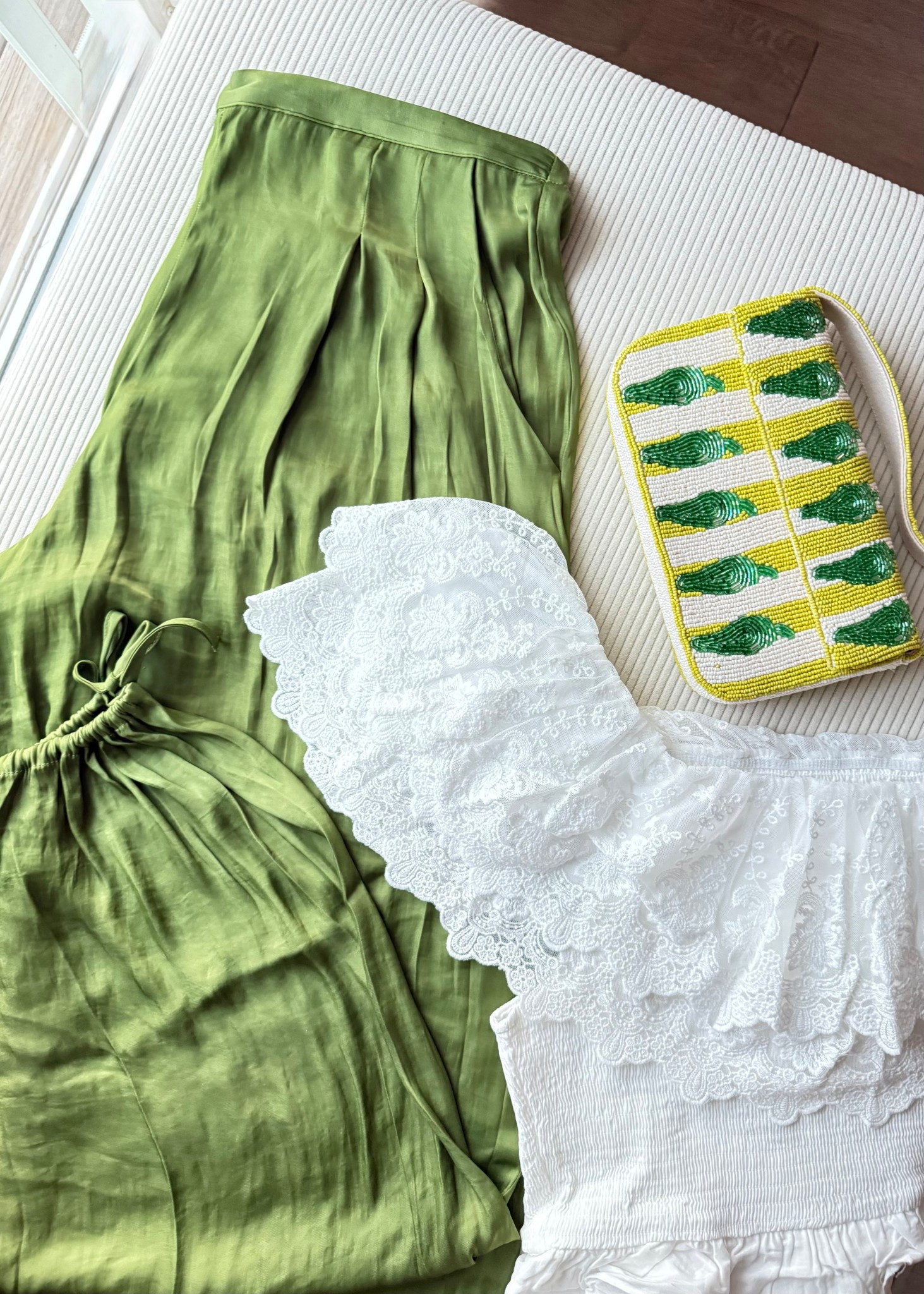 Spring outfit idea 🌷 I can’t wait to style these pants and the cutest top with lace details . And it’s off the shoulder 

#LTKMidsize #LTKootd #LTKSeasonal