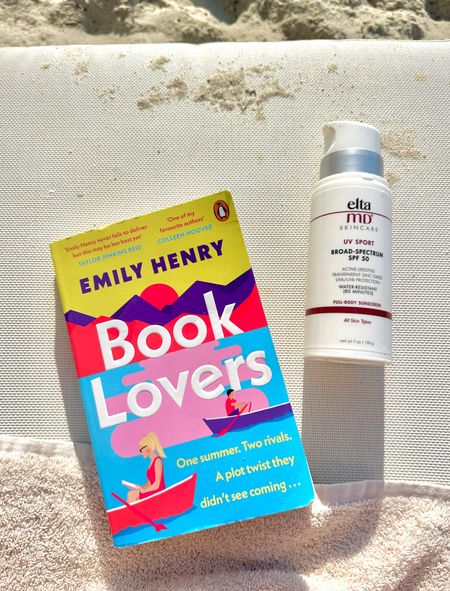 The definition of a beach read - I’d give the book three stars and the SPF five stars! This is the EltaMD UV  SPF 50 Body Sunscreen and I’ve been using it for years! It’s hard to find a good Sport Sunscreen Lotion that is both Sweat Resistant and Water Resistant and made with  Zinc Oxide!

#onholiday #spf #zincoxide

#LTKtravel