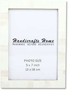 New Real Handmade Black White Bone Photo Picture Vintage Imported Chic Frame Made to Display Pict... | Amazon (US)