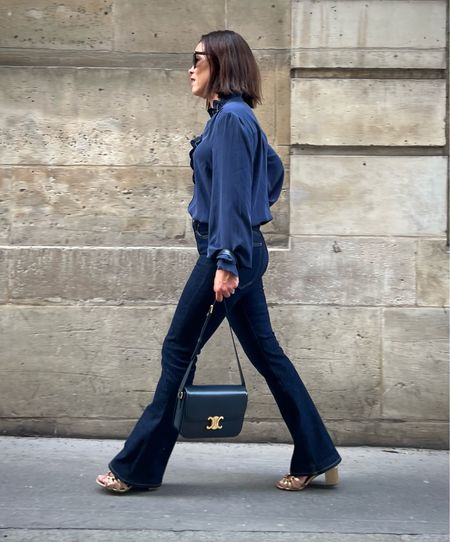 What To Wear In Paris
Sèzane Chlo Top/wearing size 6
J.Crew Skinny Flare/TTS
Sèzane Gloria Sandals/TTS 
Linking similar bag 

#LTKstyletip #LTKover40