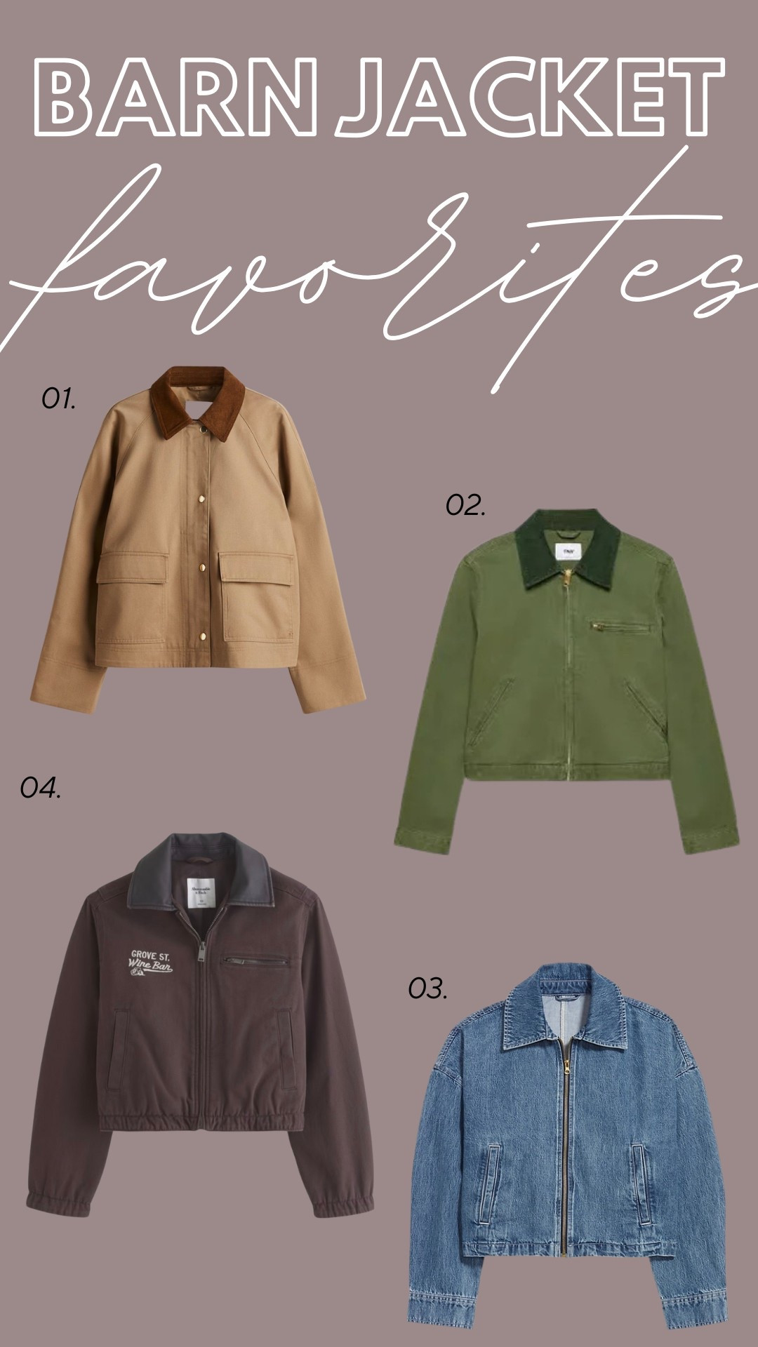 Stylish Barn Jackets For Fall Outfits!

#LTKFindsUnder100 #LTKStyleTip #LTKSeasonal