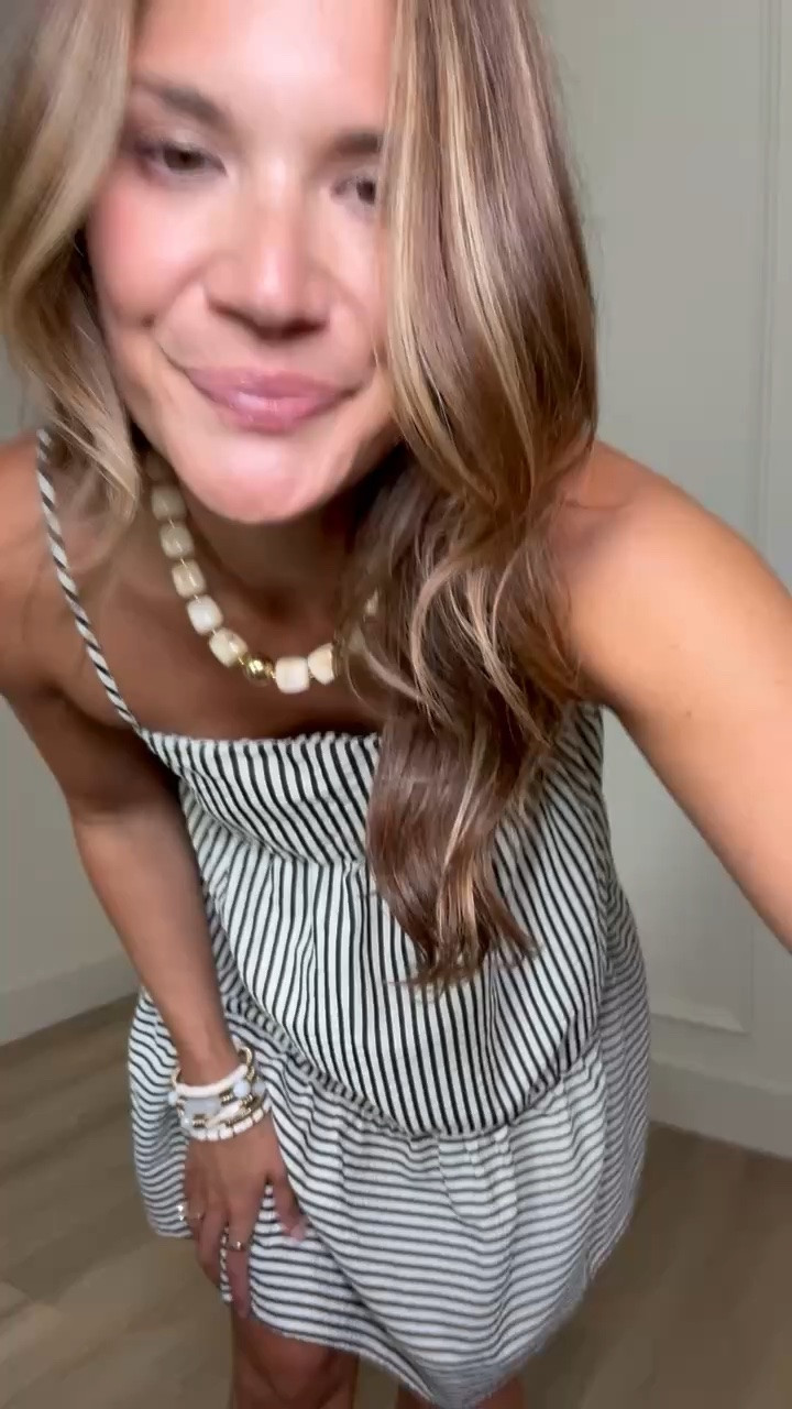 This striped dress is one of those easy throw-on pieces that still looks put together. The lightweight fabric keeps it cool, the relaxed tiered fit is comfortable without feeling oversized, and the classic stripes make it easy to wear now with flats or later with a cardigan into fall.

Size M

Striped dress, summer dress, casual dress, lightweight dress, Amazon fashion, everyday outfit, vacation outfit, transition to fall, neutral style, easy outfit ideas, StangandCo

#LTKootd #LTKSeasonal #LTKTravel