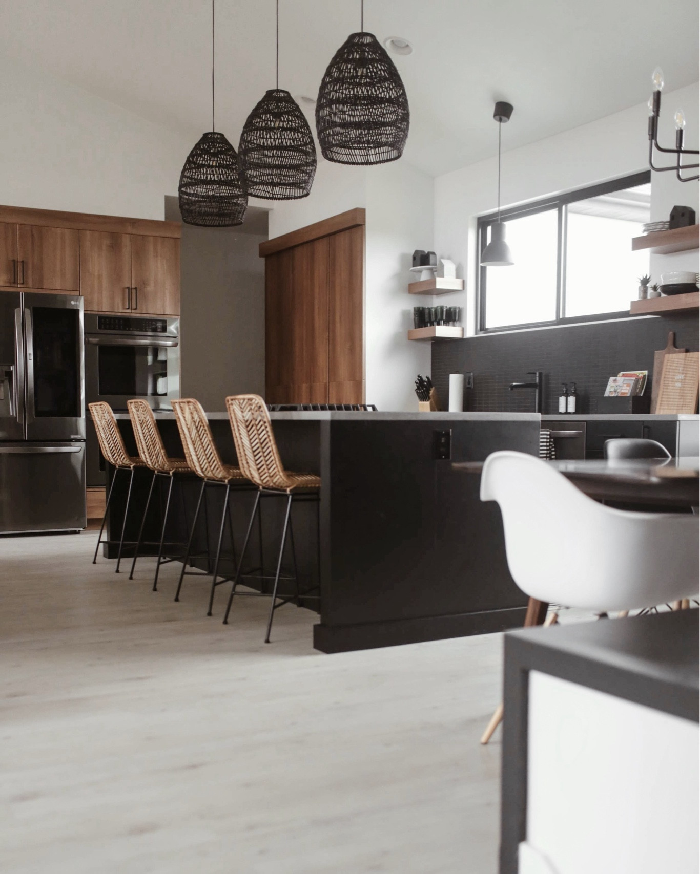These black pendants are 50% off on sale!!! Make sure you grab the ceiling hardwire kit for it!  Modern Kitchen - new build - neutral home 

#LTKSummerSales #LTKHome #LTKSaleAlert