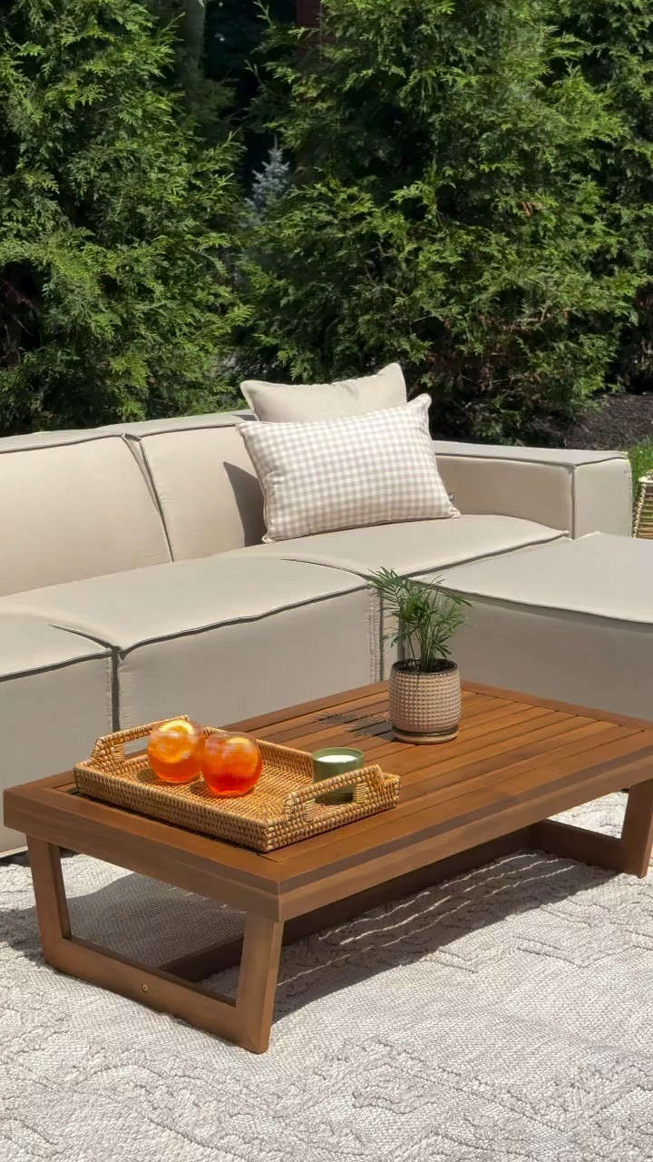 I love when outdoor furniture is actually easy to put together. 🤎 @allmodern #furniture #homeinspo #homedecor #outdoorfurniture