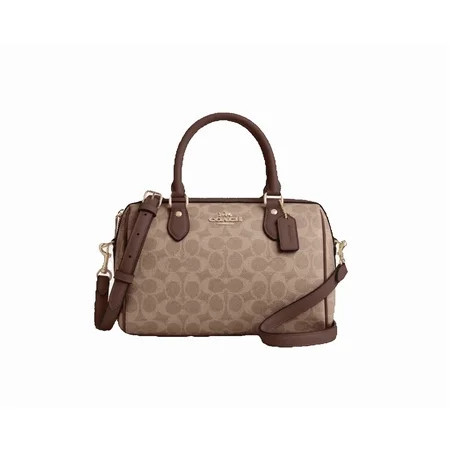 Coach Rowan Satchel Bag In Signature Canvas | Walmart (US)