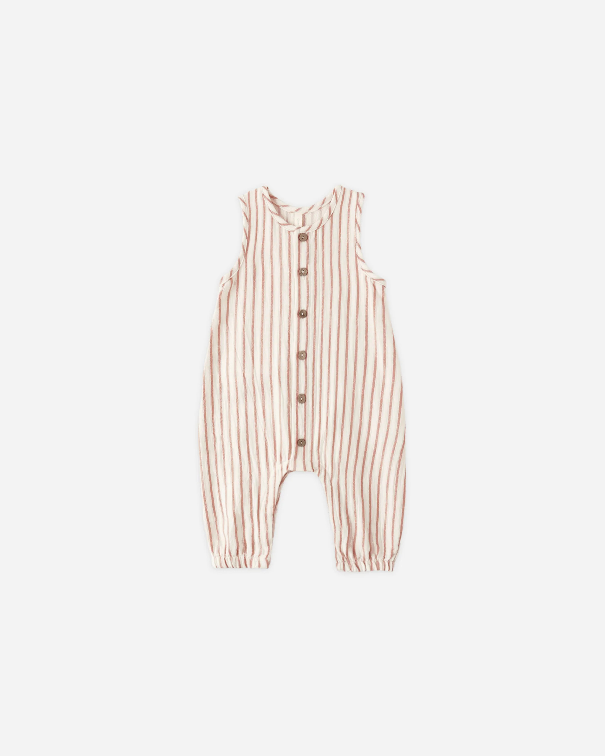 Woven Jumpsuit Vintage Stripe | Rylee + Cru