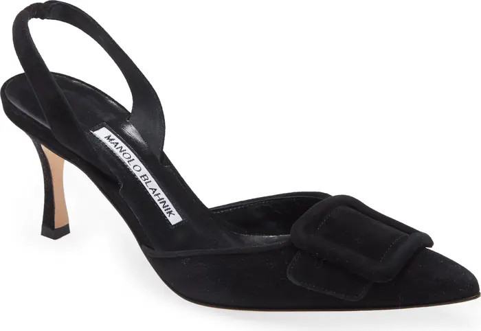 Maysli Buckle Slingback Pointed Toe Pump (Women) | Nordstrom