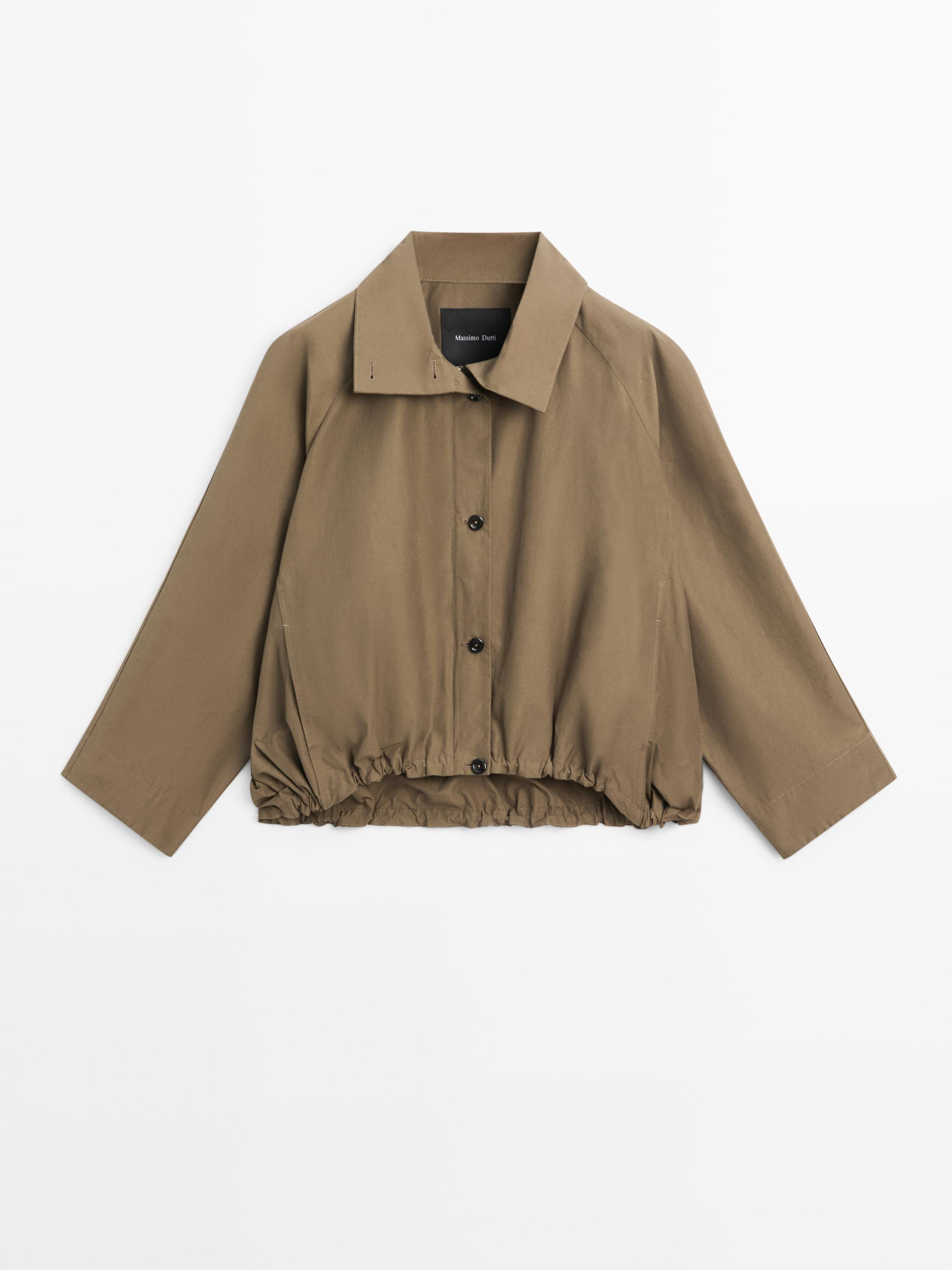 High neck bomber jacket | Massimo Dutti US