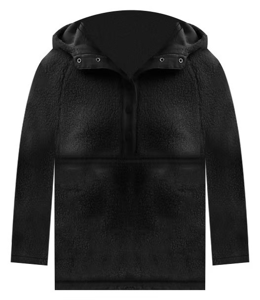 Juniors' SO® High Pile Hooded Snap Tunic Pullover Jacket | Kohl's