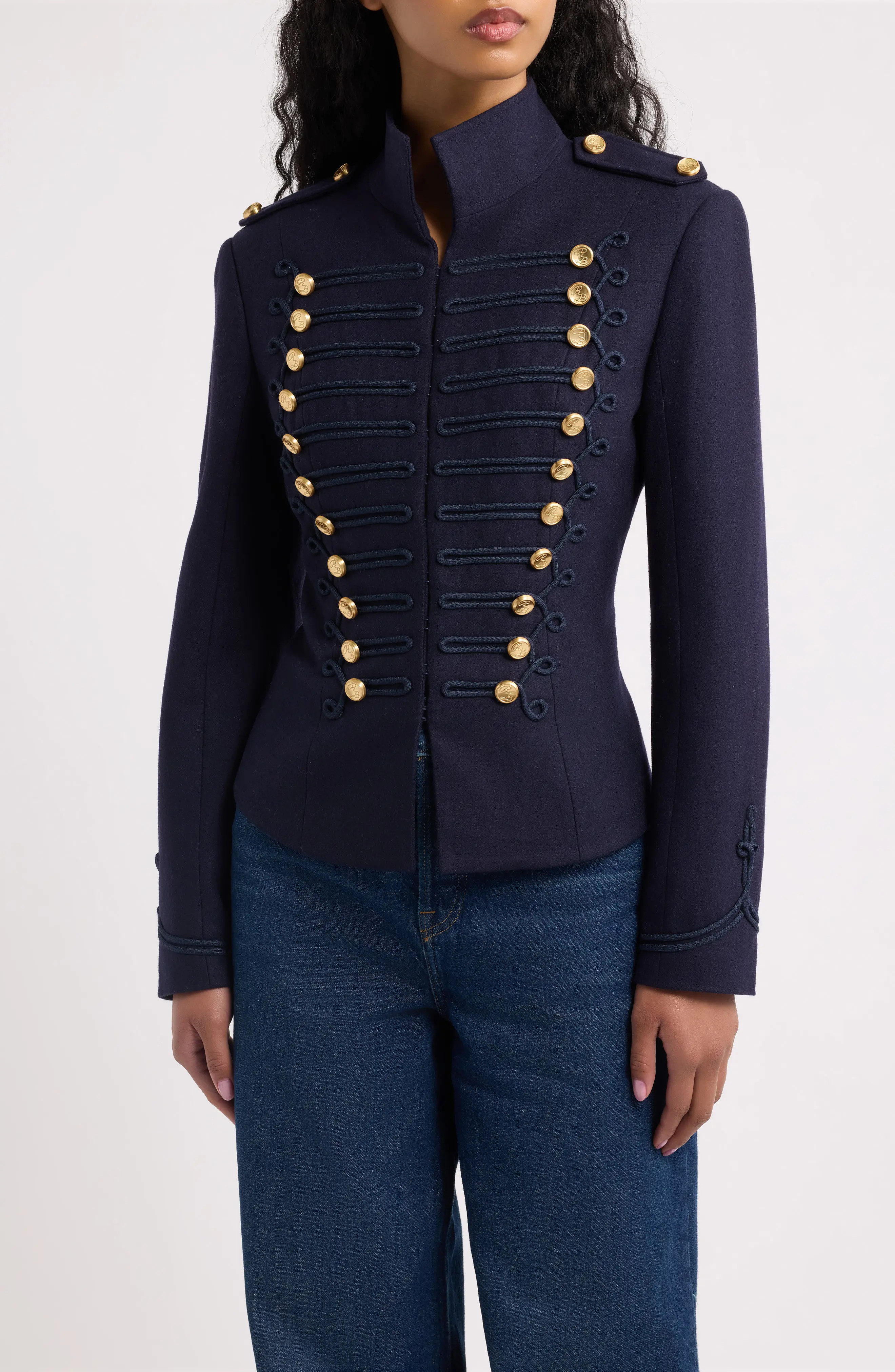 ROWING BLAZERS Napoleon Military Wool Blend Jacket (Women) | Nordstrom | Nordstrom