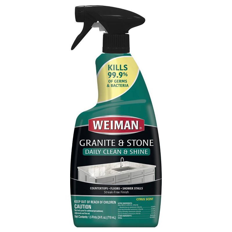 Weiman Granite & Stone Daily Clean & Shine with Disinfectant - 24oz | Target