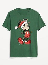 Disney© Mickey Mouse Christmas Matching Gender-Neutral T-Shirt for Adults | Old Navy (US)