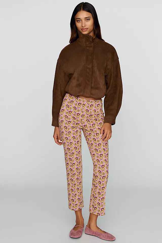 Maeve Poppy Kick Flare Pull On Pants | Anthropologie (US)