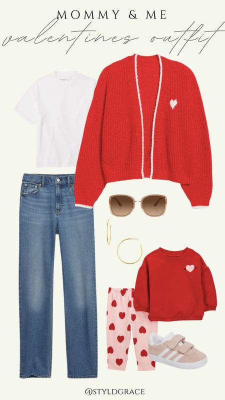 Mommy & me Valentine’s Day outfit ❤️

Toddler Valentine’s Day outfit, red sweater, red Valentine’s Day outfit, mama and mini outfit, toddler outfit, matching Valentine’s Day outfit, red sweater outfit, baby girl outfit, baby girl Valentine’s Day outfit 

#LTKkids #LTKbaby #LTKfindsunder50