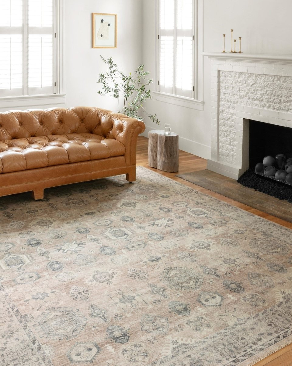 Hathaway Printed - HTH Muted Area Rug | Rugs Direct
